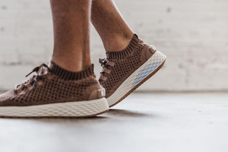 Brown Nobull Espresso Knit Runner Men's Running Shoes | CA F1024D